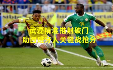 武磊精准推射破门 助西班牙人关键战抢分